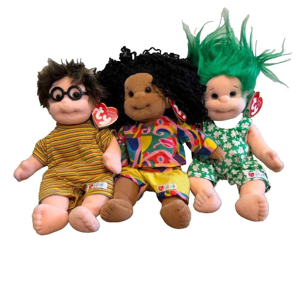 TY Beanie Kids Lot of 3 Specs Calypso Shenanigan Plush Dolls w/ Tags Ty Gear